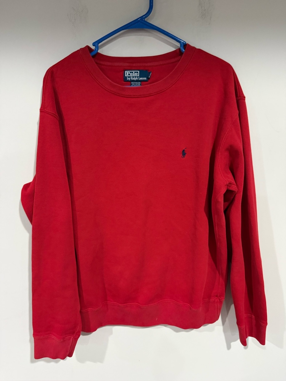 polo Ralph lauren sweatshirt size large men red